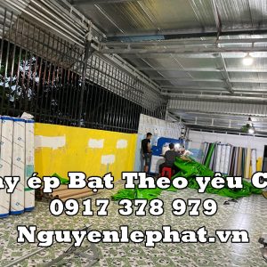 Xưởng May Ép Bạt Mái Hiên Mái Xếp Bạt Kéo Che Nắng Mưa Tại Bình Dương