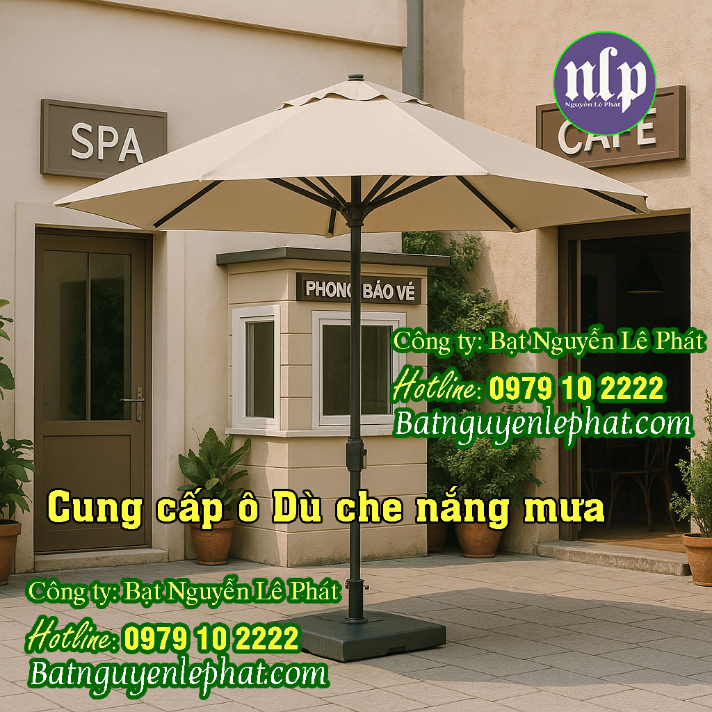 Dù Che Nắng Quán Cafe Ngoài Trời Quận 2 TPHCM Dù che quán cafe