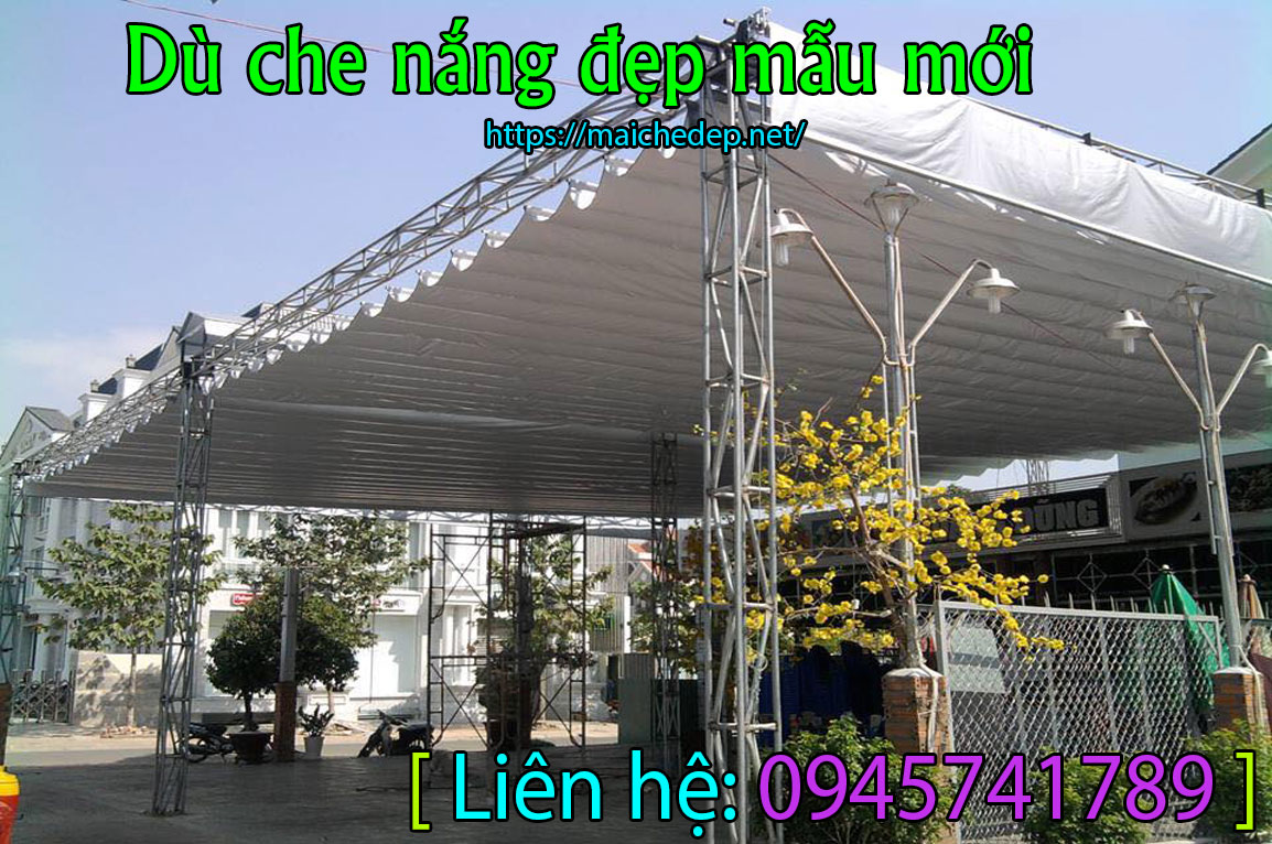 Làm mái xếp Củ Chi tphcm mái che bạt xếp kéo di động giá rẻ dưới tác động của khí hậu dẫn đến việc phải thay bạt mái xếp hoặc thay thế linh kiện là điều tất yếu.