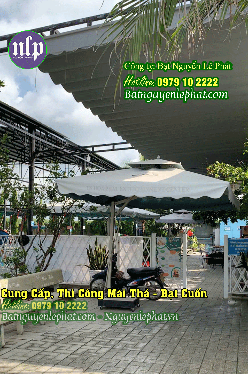 thi công mái bạt kéo giá rẻ