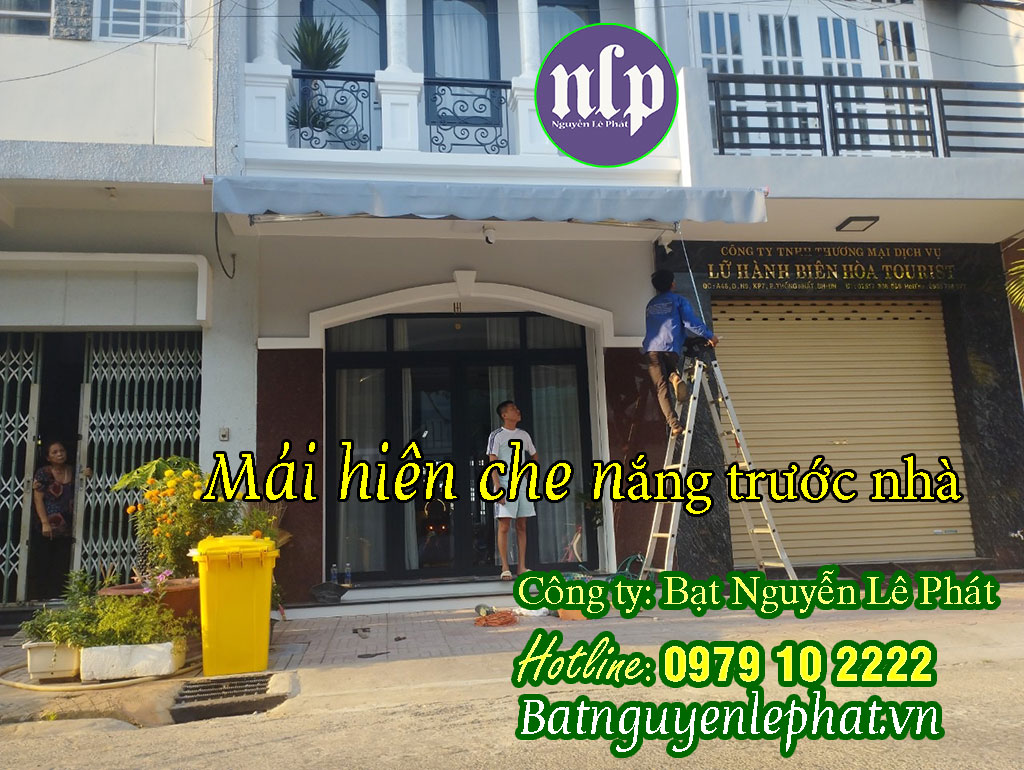 Mái hiên che nắng trước nhà - 0979 102222