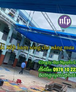 Thay bạt mái hiên mái xếp, mái bạt kéo che nắng mưa Quận 2