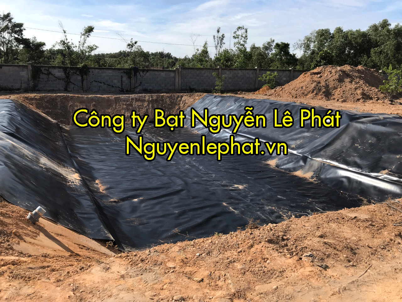 Bạt lót ao hồ chưa nước nuôi cá tại thanh hóa