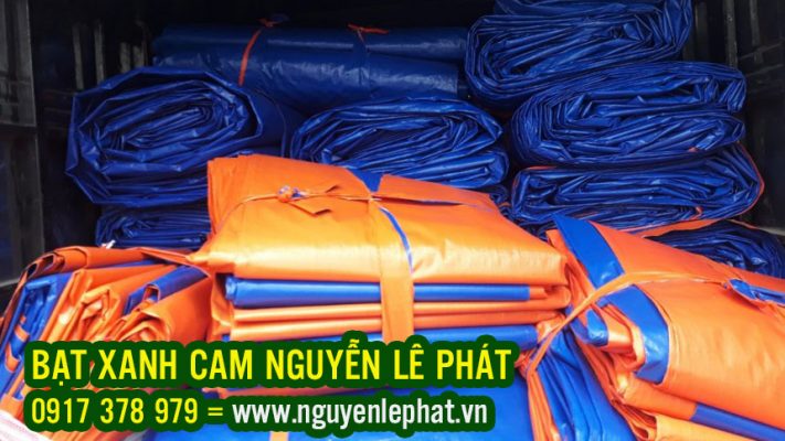 Bạt Xanh Cam Phơi Cafe, Bạt Xanh Cam Phơi Nông Sản, Bạt Xanh Cam Che Phủ Công Trình