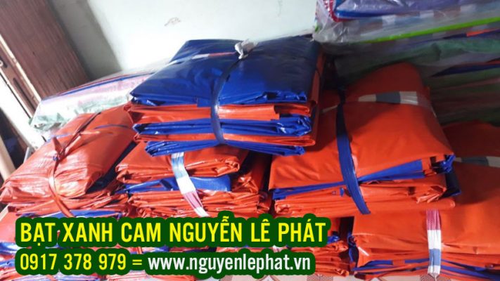 Bạt Xanh Cam Phơi Cafe, Bạt Xanh Cam Phơi Nông Sản, Bạt Xanh Cam Che Phủ Công Trình