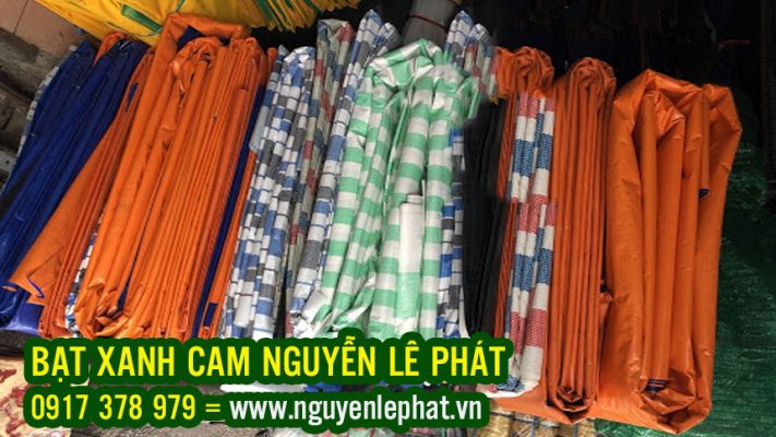 Bạt Xanh Cam Phơi Cafe, Bạt Xanh Cam Phơi Nông Sản, Bạt Xanh Cam Che Phủ Công Trình