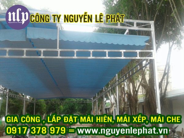 Lắp Đặt Mái Che Di Động Tại Hải Phòng, Bạt Kéo Di Động Giá Rẻ