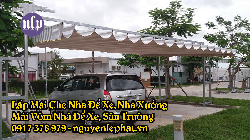Báo giá làm mái che ô tô, mái che nhà xe giá rẻ - Mái che bạt xếp làm mái hiên nhà để xe ô tô oto Báo giá làm mái che ô tô, mái che nhà xe giá rẻ - Mái che bạt xếp làm mái hiên nhà để xe ô tô oto