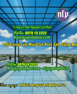 Lắp Bạt Mái Che Ngoài Trời