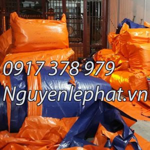 Bạt Che Phủ Công Trình Quận 7 TPHCM, Cung Cấp Bạt Xanh Cam Che Hàng Hóa