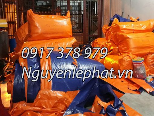 Bạt Che Phủ Công Trình Quận 7 TPHCM, Cung Cấp Bạt Xanh Cam Che Hàng Hóa