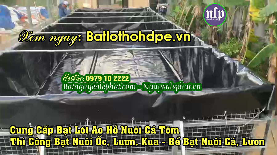 Xưởng bể bạt hdpe Xưởng bể bạt hdpe