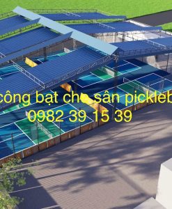 Thi Công Mái Bạt Che Sân Chơi Pickleball Biên Hòa Đồng Nai