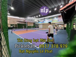 Thi Công Mái Bạt Che Sân Chơi Pickleball Tennis tại Phú Quốc Kiên Giang