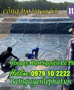 Thi công lót bạt hồ - 0979 102222