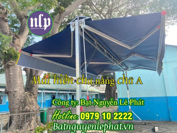 Bạt che nắng mưa, bạt mái thả che tự cuốn tại Long Đức