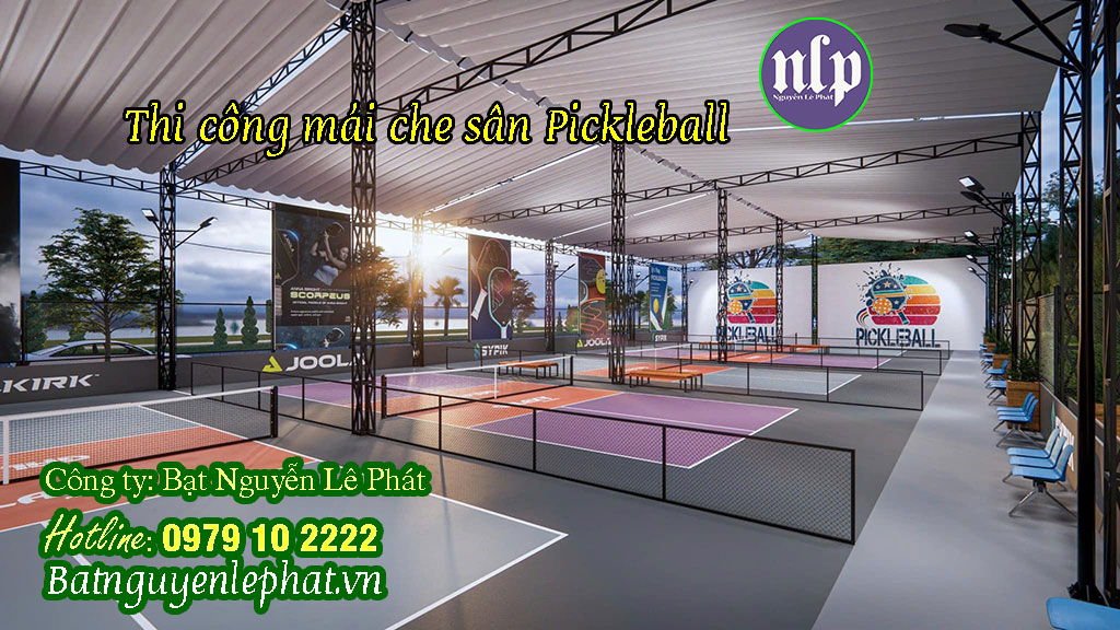 mái che sân Pickleball 0979 102222