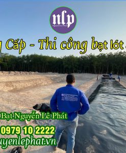Bạt Nhựa HDPE 0.5mm Lót Hồ Chứa Nước Trảng Bom