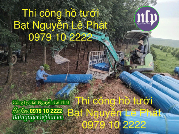 Bạt lót hồ Đắk Lắk, Bạt lót ao chứa nước tưới cây nuôi cá tại Đắk Lắk