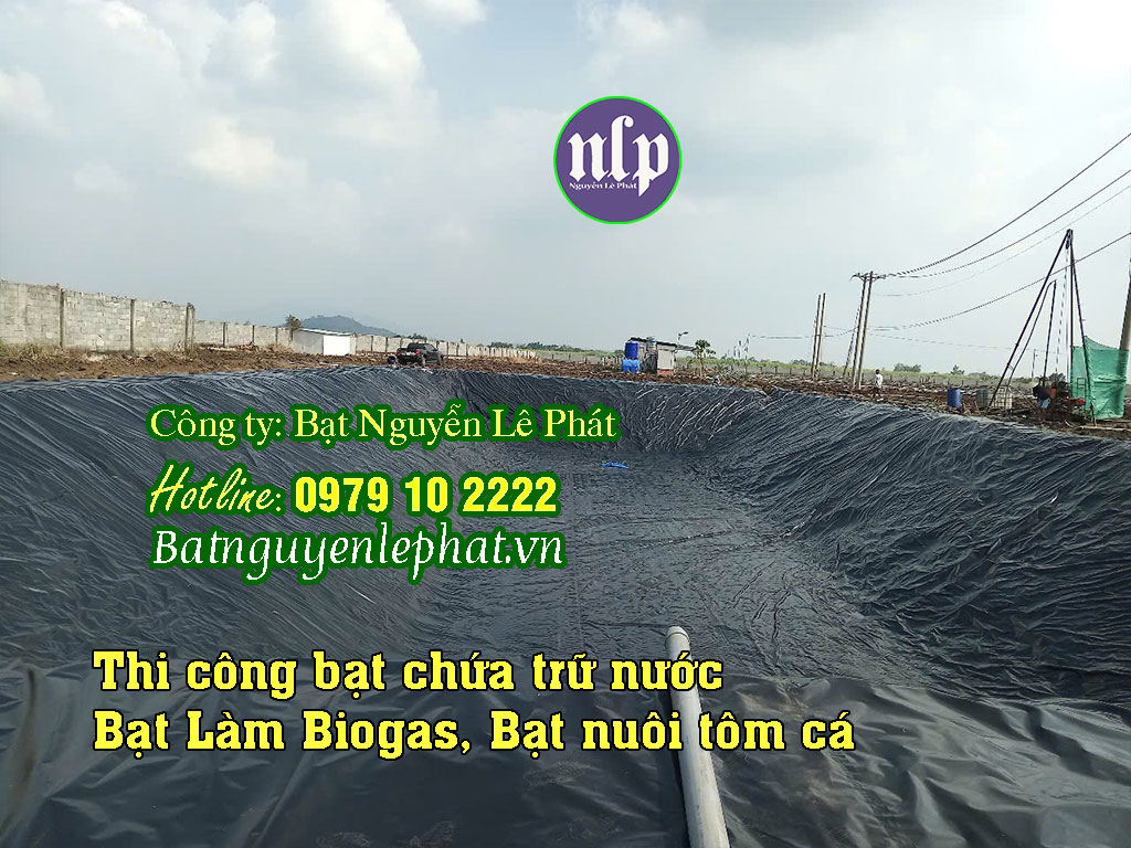 Bạt Lót Hồ Chứa Nước Sinh Hoạt, Nuôi Cá tại Vĩnh Long