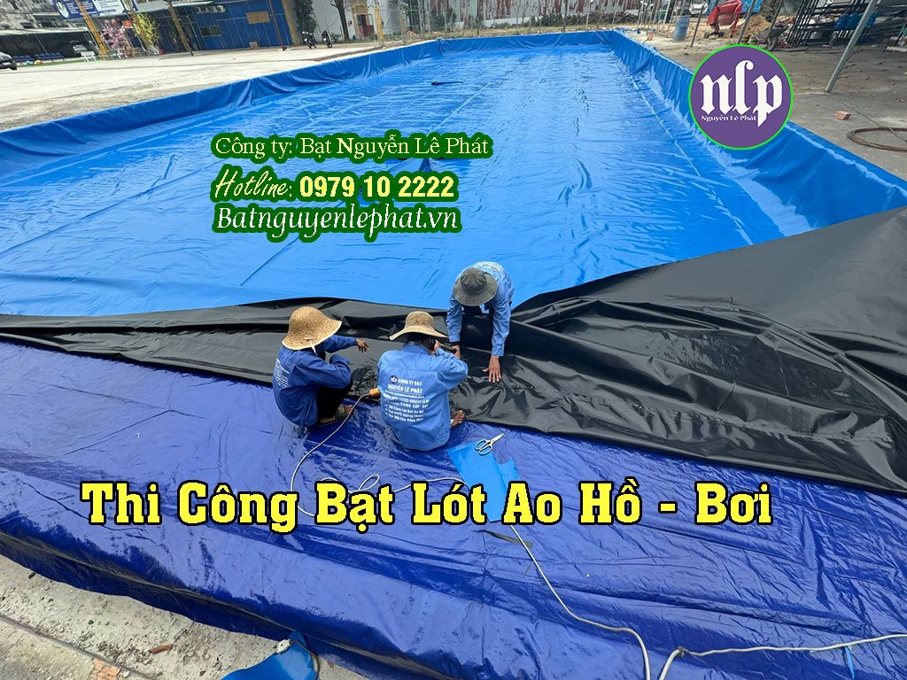 Bạt HDPE 0.5mm giúp hồ chứa nước chống thấm hiệu quả, giữ nước lâu dài