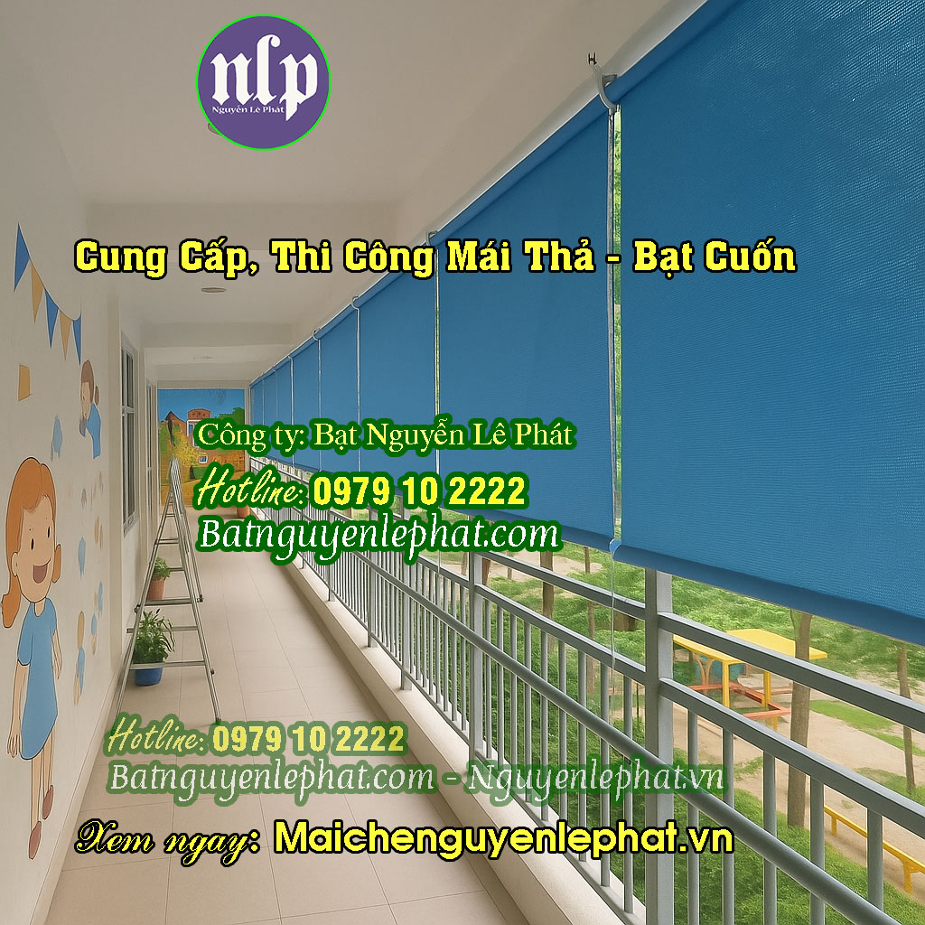 Mẫu bạt kéo mái che đẹp