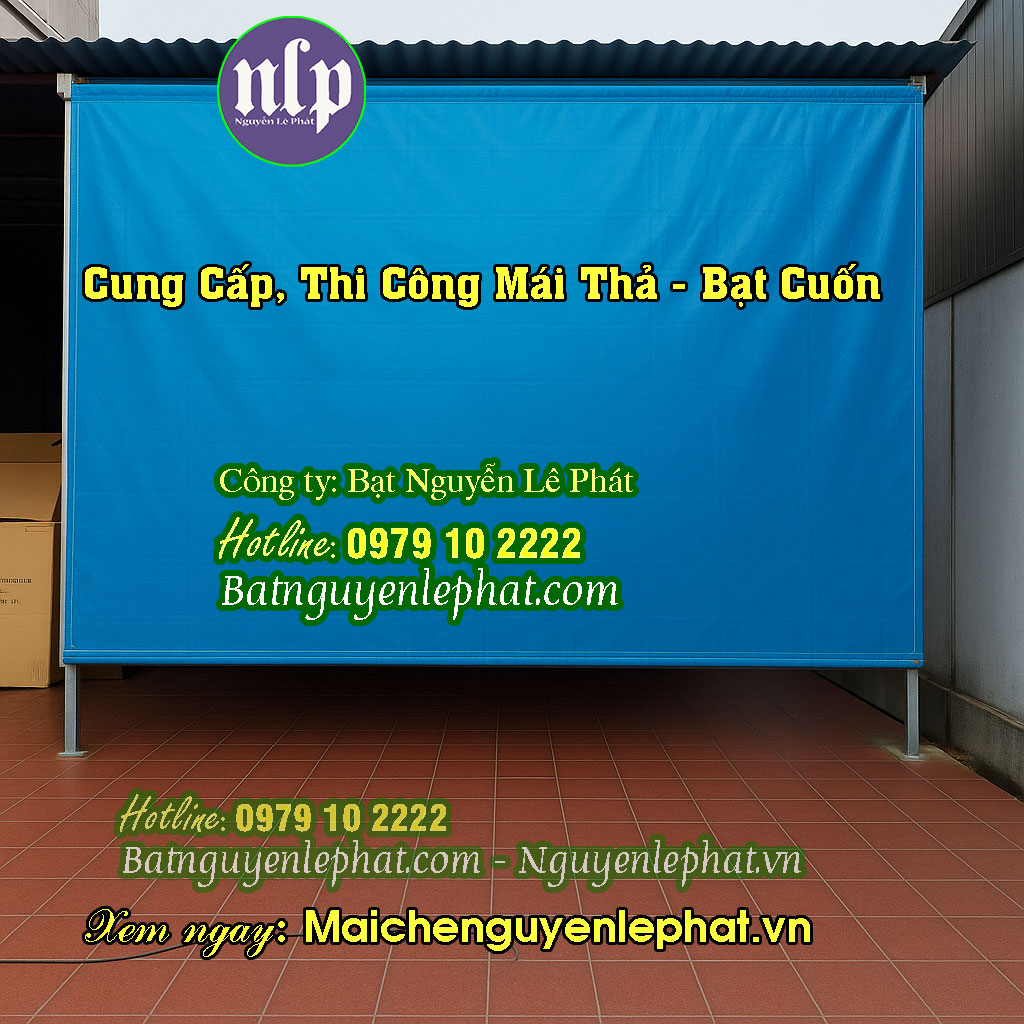 Mẫu bạt kéo mái che đẹp