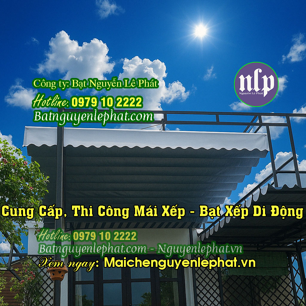 Thi công bạt mái xếp Thi công bạt mái xếp