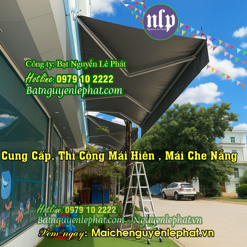 mái hiên di động ngoài trời