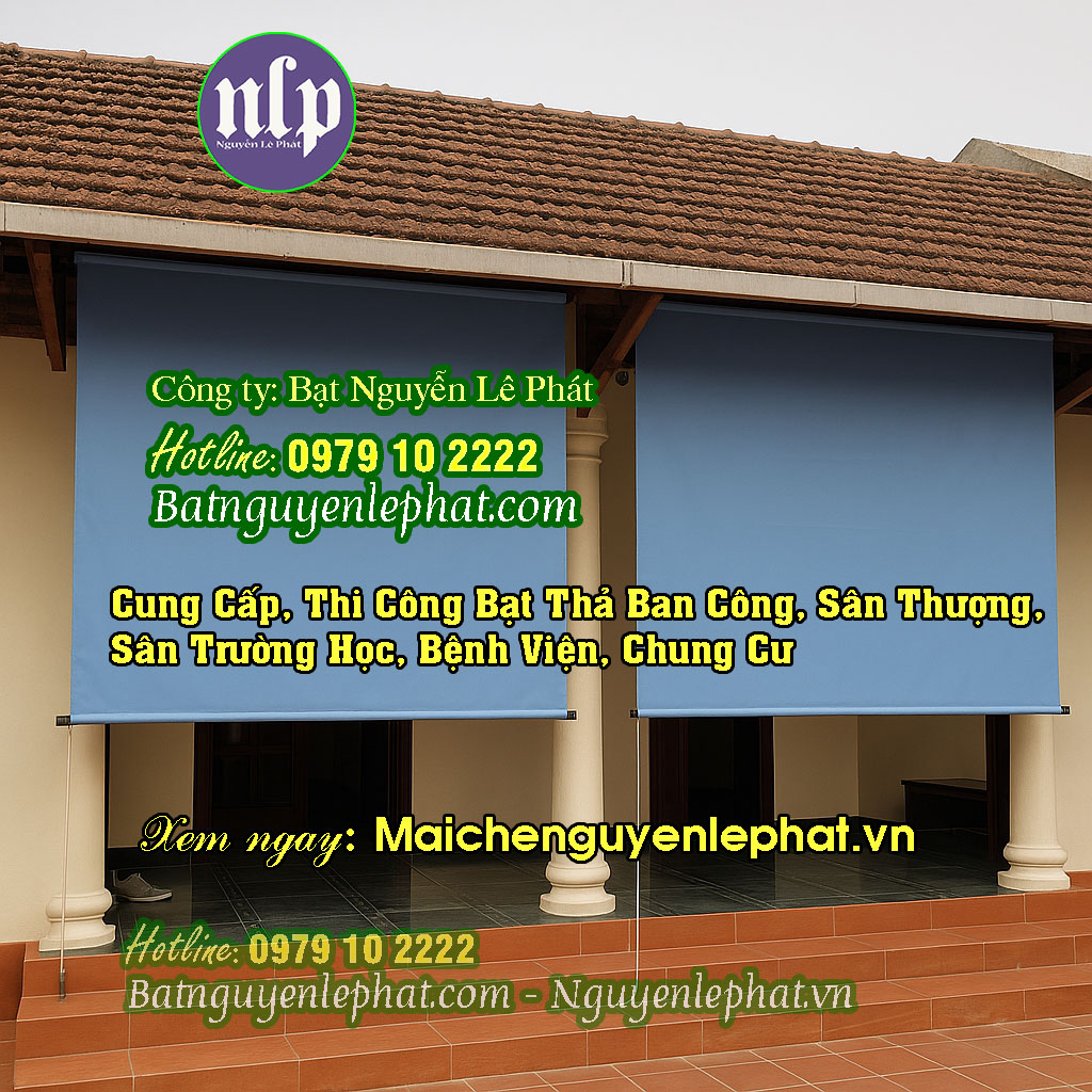 Bạt thả tự cuốn bàu bàng Bạt thả tự cuốn bàu bàng
