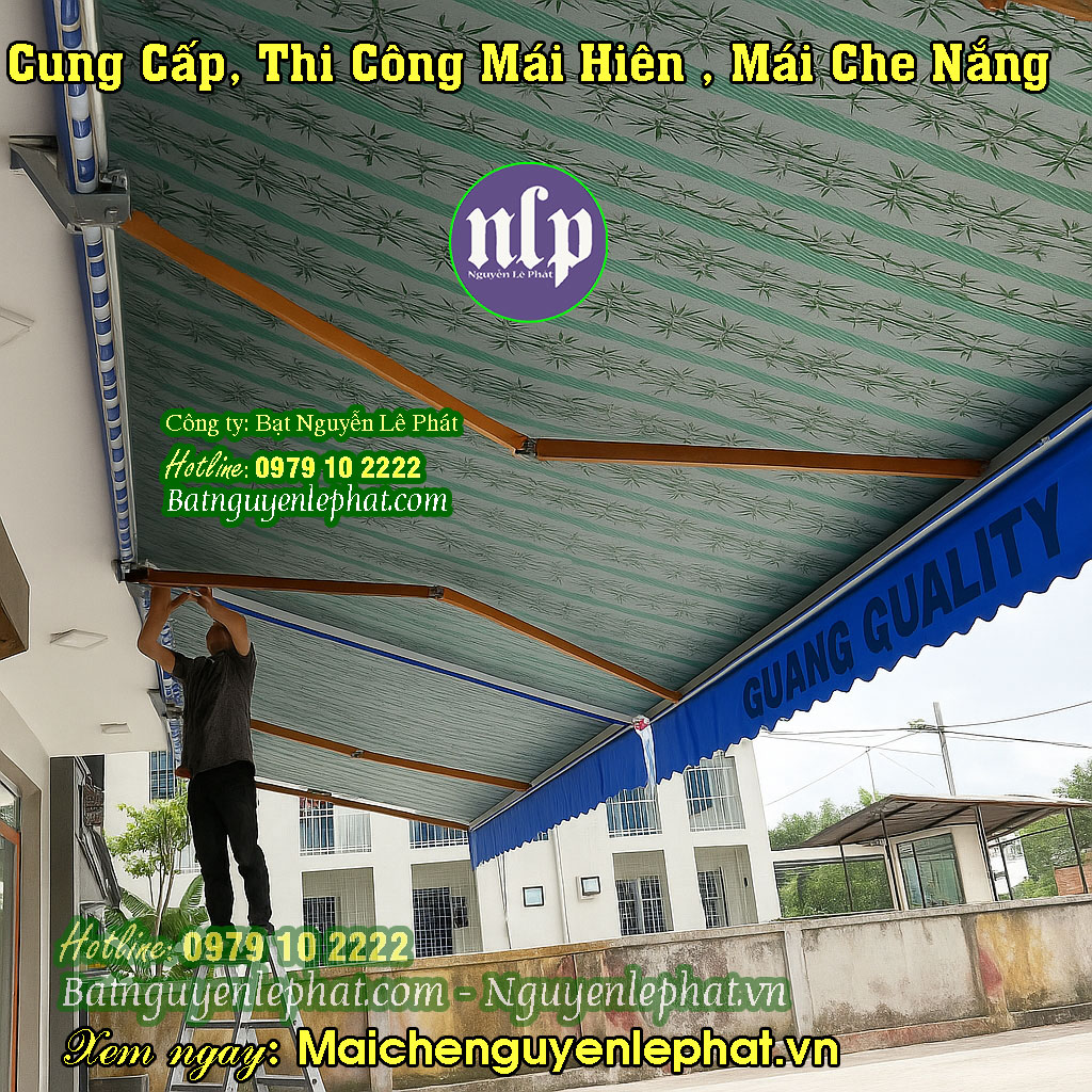 mái hiên di động ngoài trời