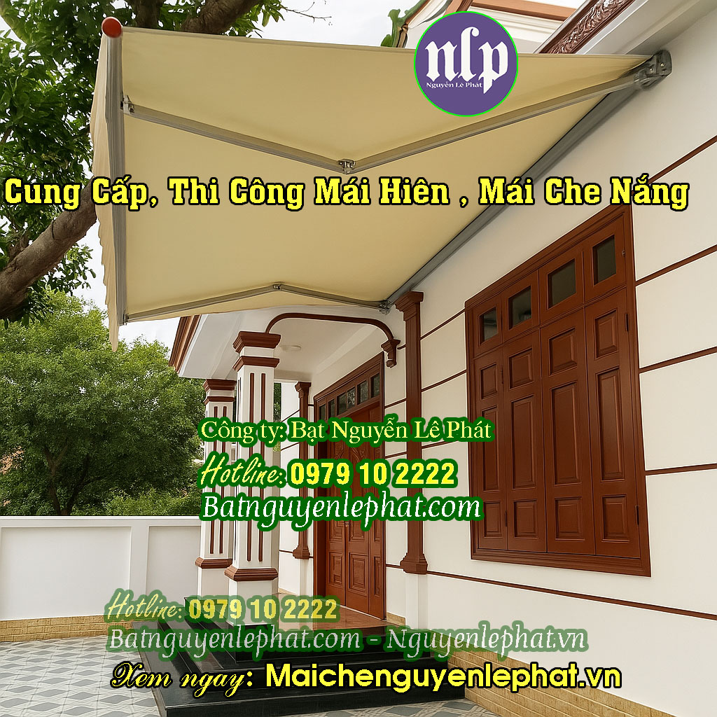 Thi công Lắp Đặt Mái Hiên Di Động Bạt Nguyễn Lê Phát Korea Hàn Quốc