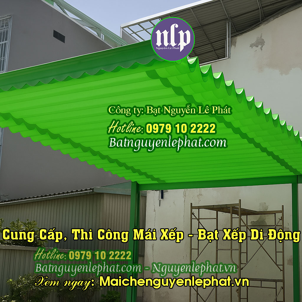 Mái Che Xếp, Mái Hiên Di Động Giá Rẻ tại Bình Chánh