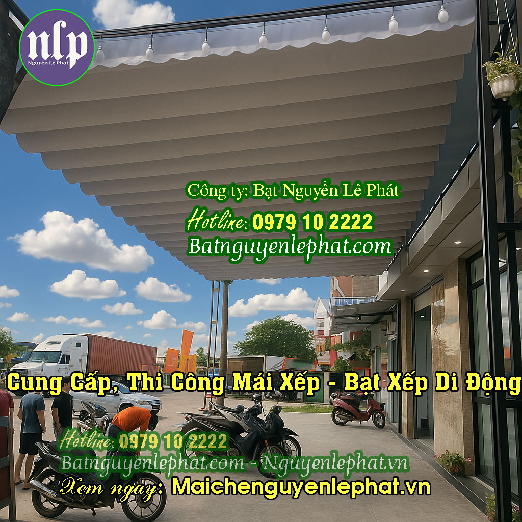 mái hiên di động ngoài trời
