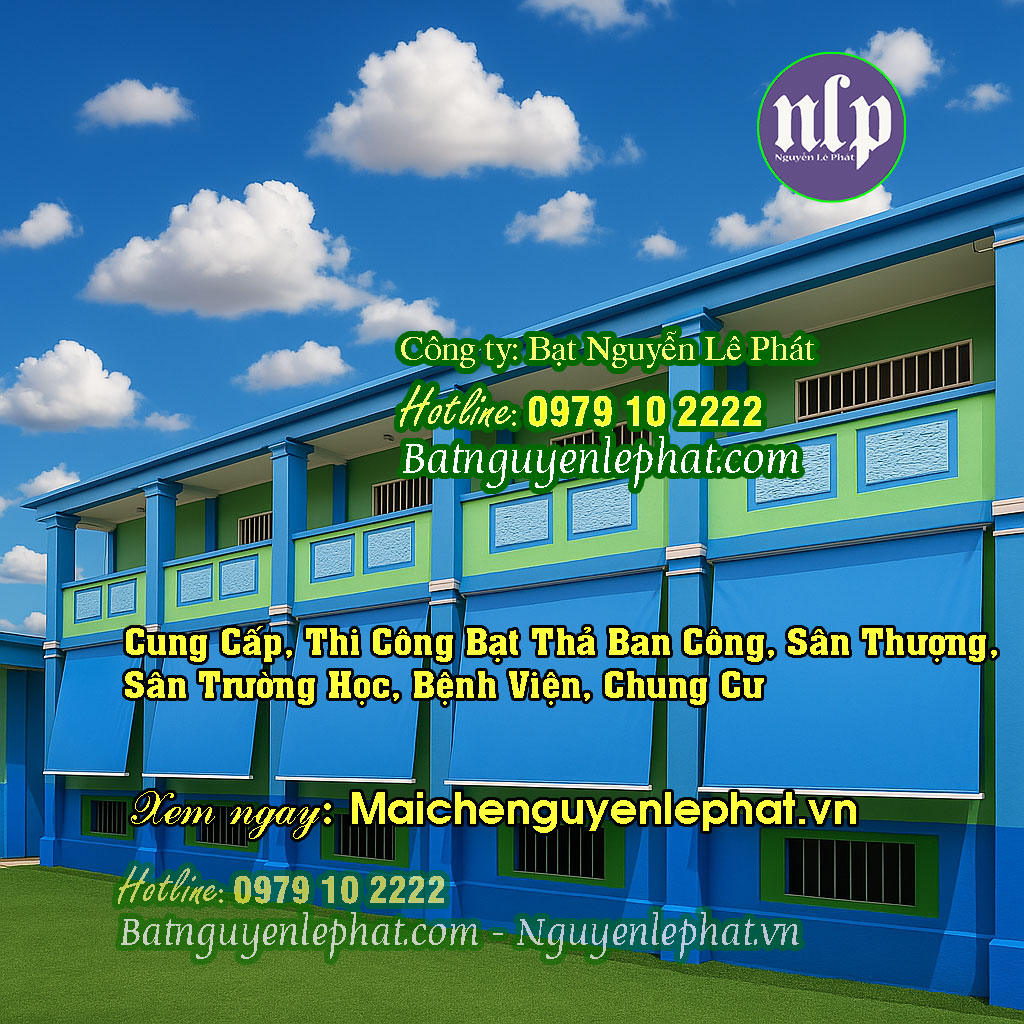 Thi công lắp đặt bạt thả mái che tự cuốn