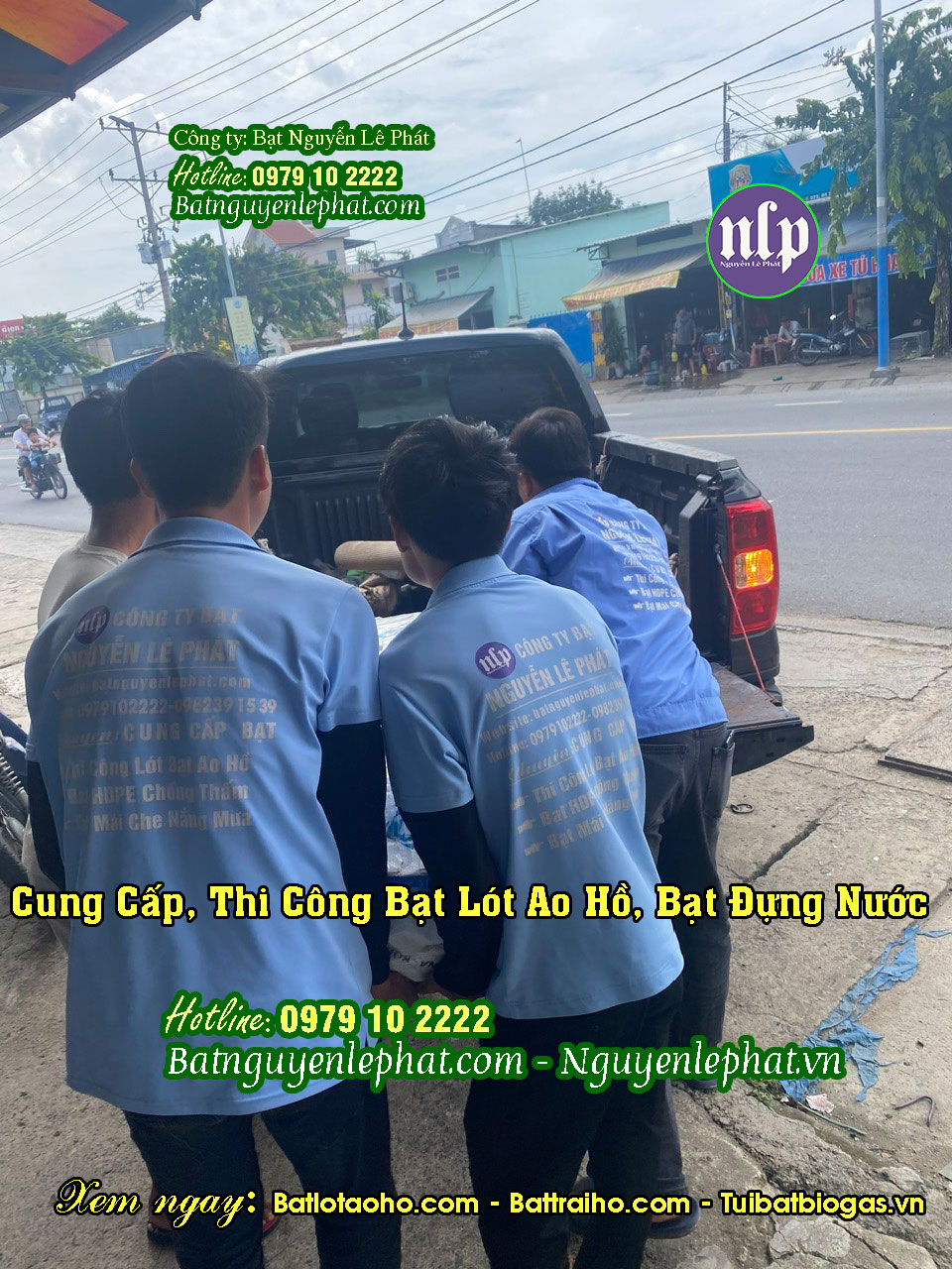 Giá bạt lót hồ chứa nước tại Trảng Bom