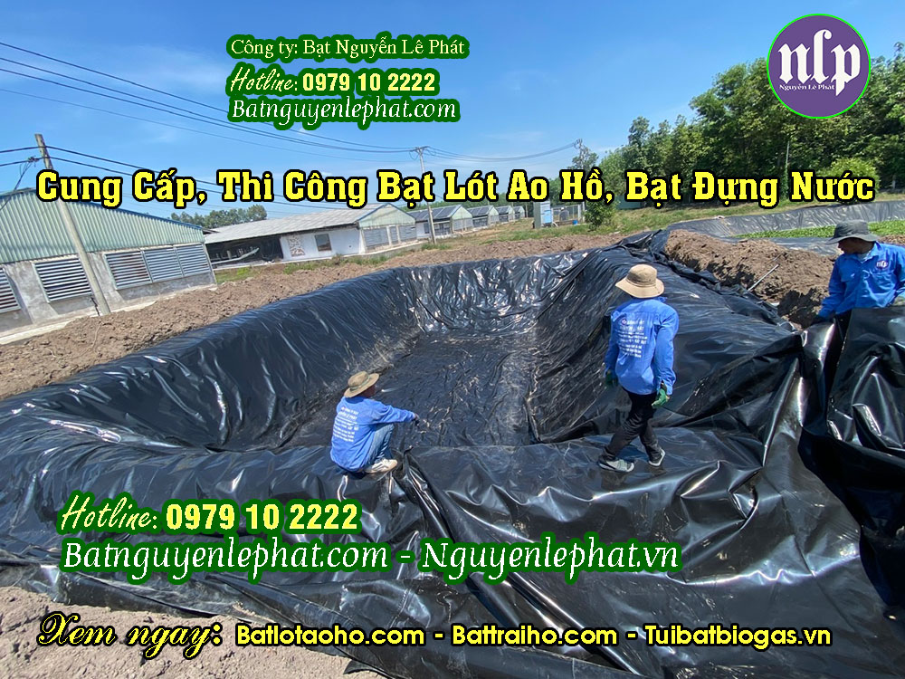 Giá bạt lót hồ chứa nước tại Trảng Bom